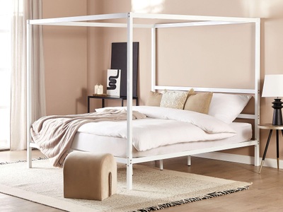 Beliani, Bett mit Lattenrost aus Metall Modern LESTARDS Bett mit Lattenrost aus Metall Modern LESTARDS