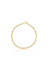 MUAU Schmuck, Bracelet Panzer Gelbgold 750, 2.4mm, 19cm Damen Gelbgold 19cm, MUAU Schmuck - Bracelet Panzer Gelbgold 750, 2.4mm, 19cm,