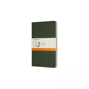 undefined, Moleskine Cahier Large/A5, 3er Set, Liniert, Kartoneinband, Myrtengrün, MOLESKINE Cahier L/A5, 3x, Liniert 855273 Myrtengrün 3 Stück