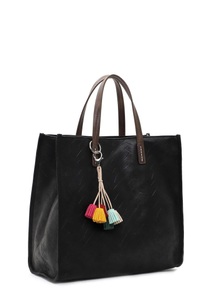 TAMARIS, Shopper Laureen Damen Schwarz ONE SIZE, 