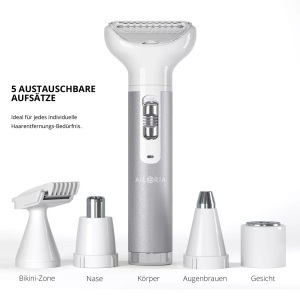 Ailoria, EVAPORE PRO Set mit 5 Scherköpfen - white EVAPORE PRO Set mit 5 Scherköpfen - white, AILORIA - Evapore Pro Set inkl. 5 Scherköpfen, Weiss