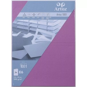 Artoz, ARTOZ Karten 1001 E6 107372264 220g. holunder 5 Blatt, ARTOZ Karten 1001 E6 107372264 220g, holunder 5 Blatt