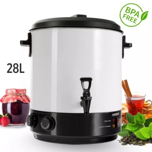 Arebos, Einkochautomat 28 L Einkochtopf Glühweinkocher Heißgetränke Spender 1800W Einkochautomat 28 L Einkochtopf Glühweinkocher Heißgetränke Spender 1800W, Arebos - Einkochautomat 28 L Einkochtopf Glühweinkocher Heißgetränke Spender 1800W, 1800W