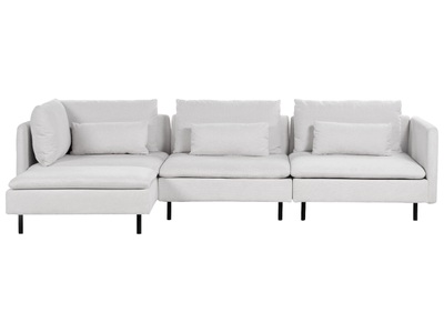 Beliani, Modulsofa aus Polyester Modern EGERIS Modulsofa aus Polyester Modern EGERIS, Beliani - Modulsofa aus Polyester Modern EGERIS, One Size, Rauch