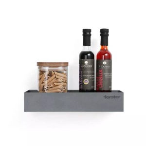 Forster Home, Magnetische Regal Box Walnuss Magnetische Regal Box Walnuss, Forster Home - Magnetische Regal Box Walnuss, One Size, Grau