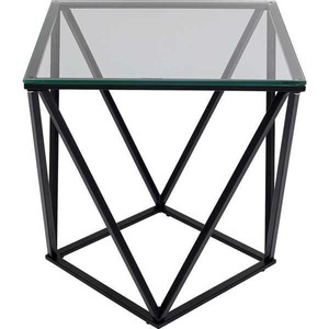 Kare Design, Beistelltisch Cristallo Schwarz 50x50, KARE Design - Beistelltisch Cristallo Schwarz 50x50, One Size,