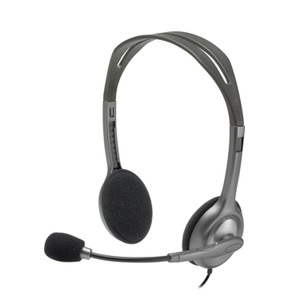 Logitech, Logitech H111 - PC Headset (Kabelgebunden, Binaural, On-ear, Grau), Logitech Headset H111 Stereo