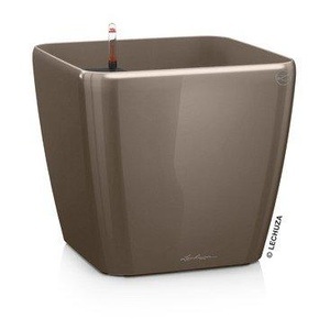 Lechuza, Lechuza - 4er-Set Blumenkästen mit Integriertem Bewässerungssystem Quadro Premium 21 LS - Dunkelbeige, 