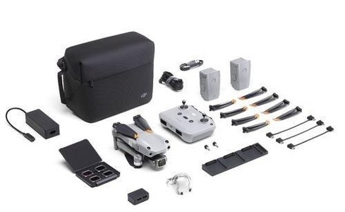 dji, Dji Air 2S Fly More Combo Drohne, DJI - Air 2S Fly More Combo Drohne 5.4K Multikopter mit Fernsteuerung und Umhängetasche (CP.MA.00000350.01) - Grau