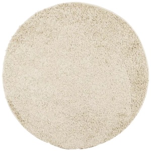 vidaXL, vidaXL Teppich Shaggy Hochflor Modern Golden Ø 200 cm