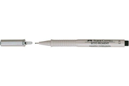 Faber-Castell, FABER-CASTELL Tintenschreiber ECCO 0,5mm 166599 Pigment, schwarz