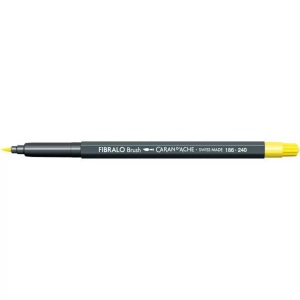 Caran d'ache, CARAN D'ACHE Classic Fibralo Brush 186.24 zitronengelb, Caran d'Ache Classic Fibralo Brush, zitronengelb, 186.240