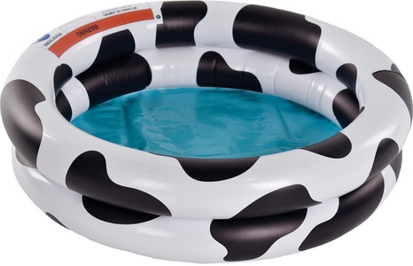 SWIM ESSENTIALS, Swim Essentials Aufblasbarer Pool Kuh Design 60 cm, Swim Essentials - Baby Pool Cow, One Size, Multicolor
