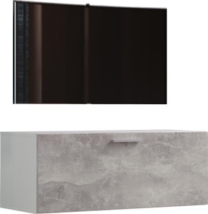 VCM, Holz TV Wandboard Hänge Lowboard Fernsehschrank hängend Wandschrank Tisch Fernso Holz TV Wandboard Hänge Lowboard Fernsehschrank hängend Wandschrank Tisch Fernso, VCM - TV Möbel | Wandboard Lowboard hängend Maße H. 40 x T. 36 cm Wandschrank Fernso, 95cm, Weiss