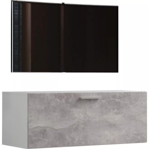 VCM, Holz TV Wandboard Hänge Lowboard Fernsehschrank hängend Wandschrank Tisch Fernso Holz TV Wandboard Hänge Lowboard Fernsehschrank hängend Wandschrank Tisch Fernso, VCM - TV Möbel | Wandboard Lowboard hängend Maße H. 40 x T. 36 cm Wandschrank Fernso, 95cm, Weiss