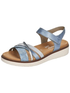 Remonte, Remonte Riemchensandale, mit herausnehmbarer Softeinlage, Remonte Riemchensandale, Keilabsatz, Sommerschuh, Sandalette mit herausnehmbarer Softeinlage
