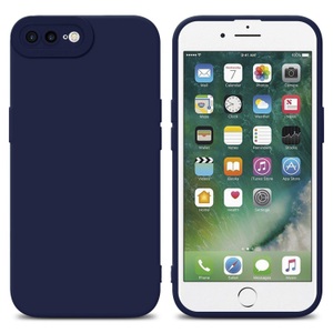 Cadorabo, Hülle für Apple iPhone 7 PLUS 7S PLUS 8 PLUS TPU Silikon, Cadorabo - Hülle für Apple iPhone 7 PLUS 7S 8 TPU Silikon, Dunkelblau