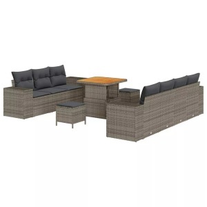 vidaXL, VidaXL - Garten-sofa massivholz akazie, One Size, Grau, VidaXL - Garten-sofa massivholz akazie, One Size, Grau