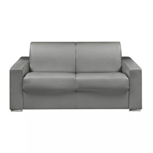 LINEA SOFA, LINEA SOFA - Schlafsofa 2Sitzer Kunstleder Liegefläche Matratzen CALITO, One Size, Grau, LINEA SOFA - Schlafsofa 2Sitzer Kunstleder Liegefläche Matratzen CALITO, One Size, Grau