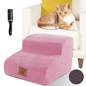 Alopini, Alopini - Hundetreppe für Kleine Hunde, Hundetreppe 2 Schichten, Abnehmbar Tragbar Haustiertreppe für Sofa, One Size, Pink, Alopini - Hundetreppe für Kleine Hunde, Hundetreppe 2 Schichten, Abnehmbar Tragbar Haustiertreppe für Sofa, One Size, Pink