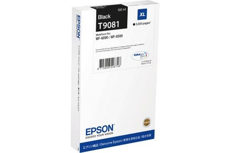 Epson, Original Tintenpatrone XL schwarz Epson T908140, Epson Tintenpatrone, schwarz, C13T908140, (5'000 Seiten)