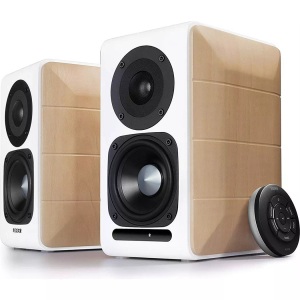 Edifier, S880DB, Lautsprecher, Edifier Regallautsprecher Paar S880DB Beige, Weiss