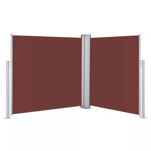 Diverse Hardware, Ausziehbare Seitenmarkise Braun 120 x 600 cm, vidaXL Ausziehbare Seitenmarkise Braun 120 x 600 cm