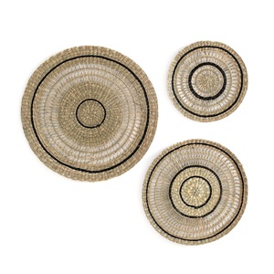LA REDOUTE INTERIEURS, 3er-Set runde Wanddekorationen Jutlo, La Redoute Intérieurs - 3er-Set Wandschmuck Jutlo, One Size, Beige