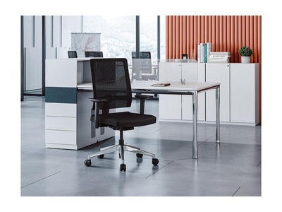 Vente-unique, Bürostuhl Stoff PAGF MIDTOWN Bürostuhl Stoff PAGF MIDTOWN, 