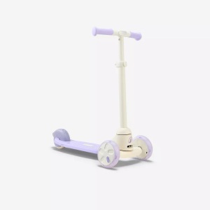 OXELO, OXELO - 3-rädriger Kinderroller, B500 Lavender, 100mm, Beige