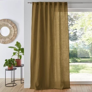 LA REDOUTE INTERIEURS, Vorhang Onega Unisex Braun 135x220cm, La Redoute Intérieurs - Vorhang Onega, 135x220cm, Braun