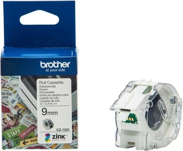 Brother, Brother Cz-1001 Farb-Endlosetikettenrolle 9mm/5m Vc-500W Etiketten, Brother Colour Paper Tape, 9mm/5m, CZ-1001