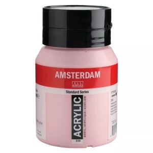 Amsterdam, AMSTERDAM ACRYL 500ML PERSISCHROSA, Talens Acrylfarbe Amsterdam, persischrosa, 17723302, (500ml)