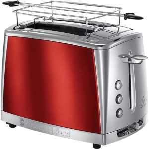 RUSSELL HOBBS, Russell Hobbs 23220-56 Luna Solar RED - Toaster (Rot), Russell Hobbs Luna Solar 23220-56 Toaster Rot