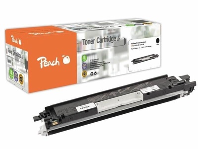 Peach, Peach Tonermodul schwarz kompatibel zu HP No. 130A, CF350A, Peach HP 130 ABK Toner bk ersetzt HP No. 130A BK, CF350A für z.B. HP Color LaserJet Pro MFP M 177 fw, HP Color LaserJet Pro MFP M 176 n