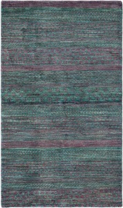 Vidal, Juma Juma, VIDAL - Handgemachter Teppich Juma, 80X150CM, Grün