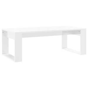 vidaXL, vidaXL Couchtisch Hochglanz-Weiß 102x50x35 cm Holzwerkstoff