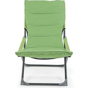 mutoni Garten Deluxe, Liegestuhl mit abnehmbarer Polsterung Lime, Liegestuhl mit abnehmbarer Polsterung Lime