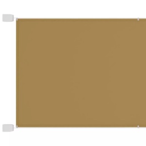 vidaXL, vidaXL Senkrechtmarkise Beige 200x360 cm Oxford-Gewebe, vidaXL Senkrechtmarkise Beige 200x360 cm Oxford-Gewebe