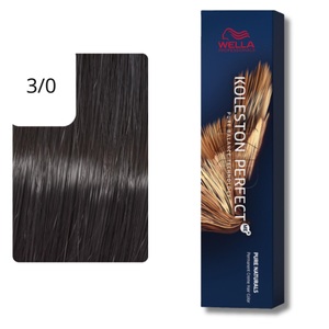 Wella Professionals, Wella Professionals Color Kolestone Perfect ME+ PURE NATURALS 3/0 dunkelbraun 60ml, Wella Koleston Perfect Me+ Pure Naturals Haarfarbe 60 ml 3/0 dunkelbraun