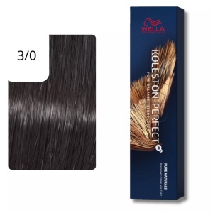 Wella Professionals, Wella Professionals Color Kolestone Perfect ME+ PURE NATURALS 3/0 dunkelbraun 60ml, Wella Koleston Perfect Me+ Pure Naturals Haarfarbe 60 ml 3/0 dunkelbraun