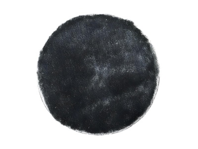 OZAIA, Hochflorteppich rund GLITTER Silberfarben Hochflorteppich rund GLITTER Silberfarben, 