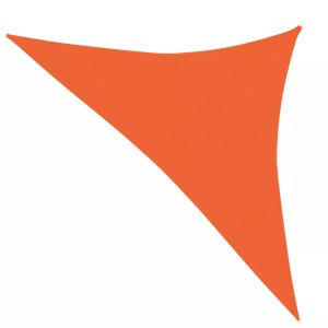 vidaXL, vidaXL Sonnensegel 160 g/m² Orange 3,5x3,5x4,9 m HDPE