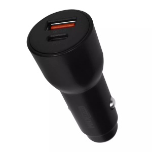 Avizar, USB-C Autoladegerät 18W + USB, Avizar - USB-C Autoladegerät 18W + USB, Schwarz, One Size