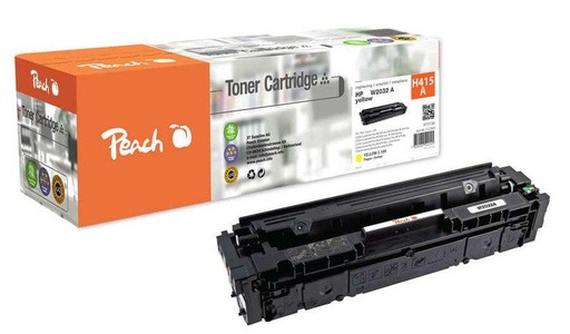 Peach, Peach Tonermodul gelb kompatibel zu 415A, W2032A, Peach HP 415 A Toner ye ersetzt HP No. 415A, W2032A für z.B. HP Color LaserJet Pro MFP M 479 fdn, HP Color LaserJet Pro MFP M 479 dw