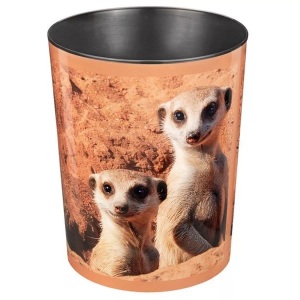 Läufer, LÄUFER Papierkorb 26574 Erdmännchen 13lt, Läufer Papierkorb Erdmännchen, 13 l