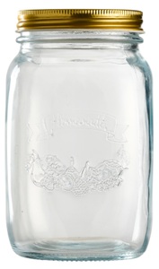 SCHOU, Einmachglas mit Schraubdeckel 1l Einmachglas mit Schraubdeckel 1l, SCHOU - Einmachglas mit Schraubdeckel 1l, 0.95L, Transparent