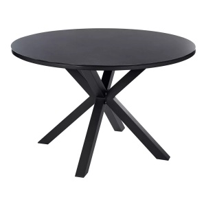 Beliani, Gartentisch aus Aluminium Modern MALETTO Gartentisch aus Aluminium Modern MALETTO, Beliani - Gartentisch aus Keramikglas Modern MALETTO, One Size, Schwarz