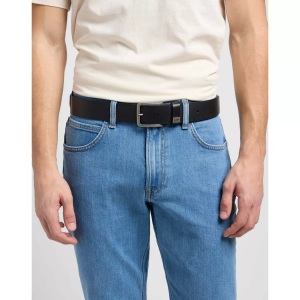 LEE, Small Logo Gürtel Herren Schwarz 90, Lee® Hüftgürtel »LEE Gürtel Small Logo Gurt«