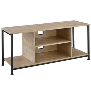 TecTake, TV-Regal mit 4 offenen Fächern und verstellbarem Einlegeboden TV-Regal mit 4 offenen Fächern und verstellbarem Einlegeboden, 